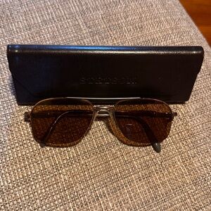 Stetson Brown Aviator Sunglasses